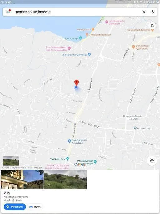 2 Bedroom Pepper House Villa Near Gwk Jimbaran - Garden View